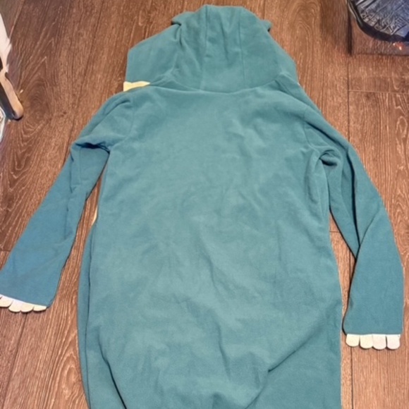 Snorlax fuzzy one piece pajamas - Picture 3 of 5